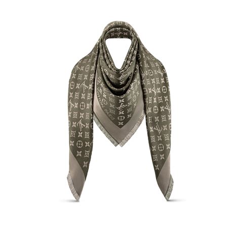 louis vuitton monogram shine shawl greige|lv monogram shawl.